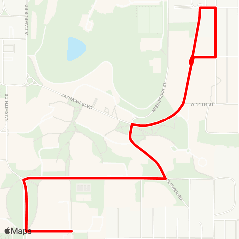 Lawrence Transit Orientation map