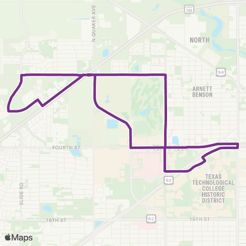 Citibus Northwest map