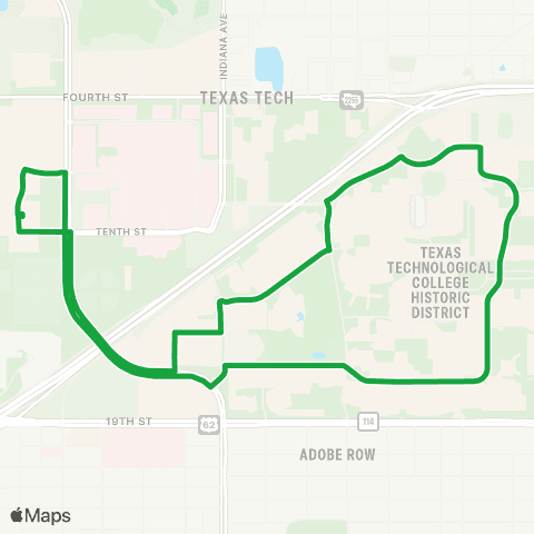 Citibus Double T map