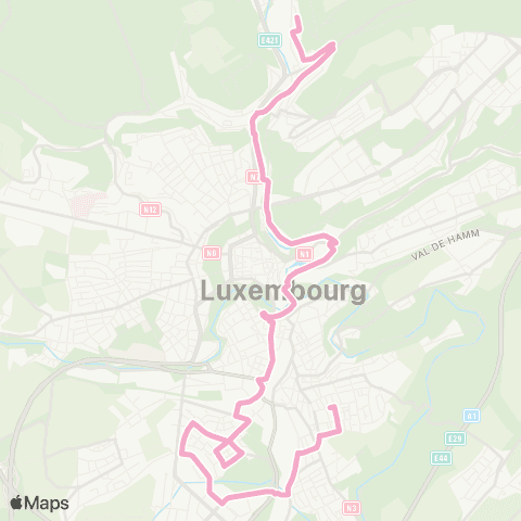 Ville de Luxembourg Bonnevoie, Demy Schlechter - Eich, Ctre Culturel map