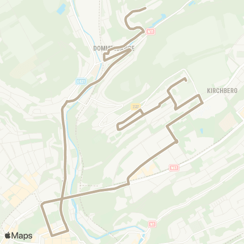 Ville de Luxembourg Mischekopp - Dommeldange, Parc de l'Europe map