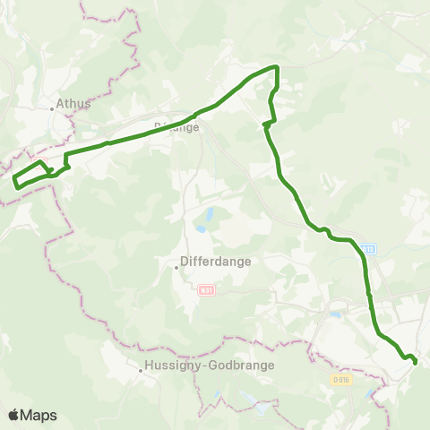 TICE Esch-s/-Alzette, Gare rout. - Rodange, Rue Joseph Moscardo map
