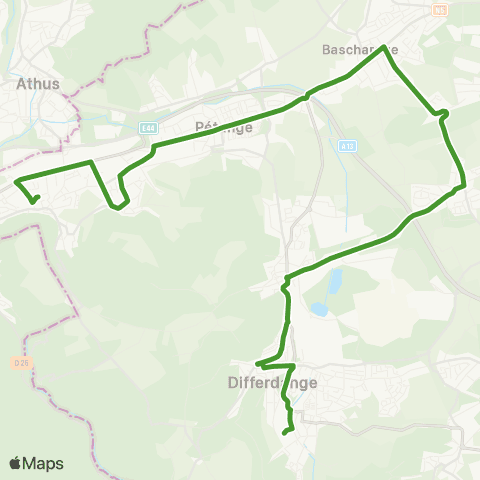 TICE Oberkorn, Aquasud - Rodange, Rue Joseph Moscardo map