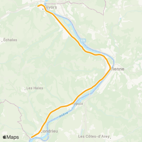 L'va Gare de Givors Ville - La Maladière map