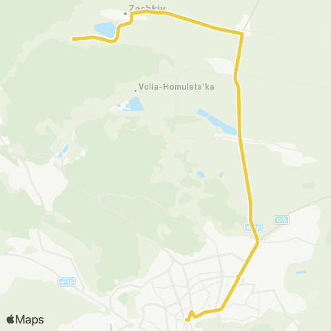 Marshrutka Вул. Ветеранів - с. Завадів map