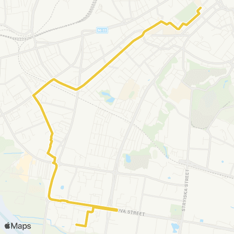 Marshrutka Вул. Січових Стрільців - вул. Івана Пулюя map