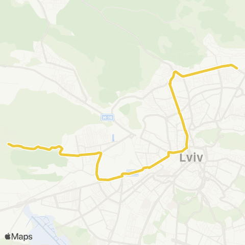 Marshrutka С. Білогорща - вул. Чигиринська map