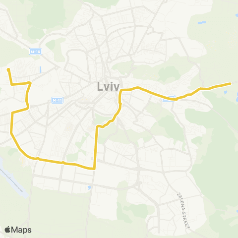 Lviv Bus Вул. Суботівська - Глинянський Тракт map