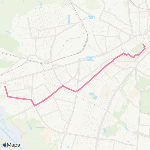 Lvivelectrotrans Університет - вул. Любінська - вул. Ряшівська map