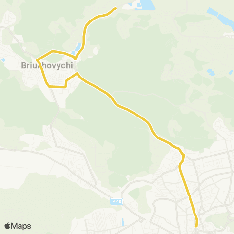 Marshrutka Вул. Зернова - смт. Брюховичі, під Осовою map