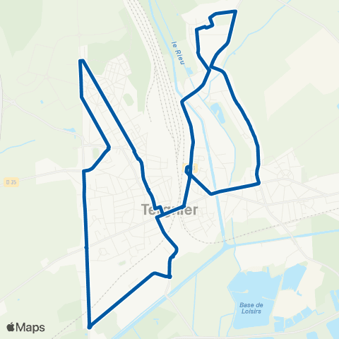 Lyneo Tergnier Gare - Collège J. Curie - ZI 32e RI - Tergnier Gare map