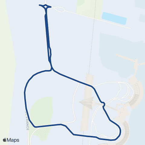 Navettes - Aéroport de Lyon Saint-Exupéry P5 PR3 Loueurs map