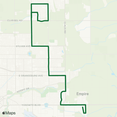 The S Downtown - Sylvan map