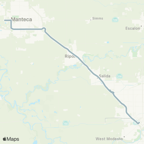 The S ACE Express map