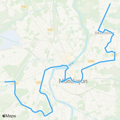 Maelis Martyrs - Marmignolles - Gare SNCF map