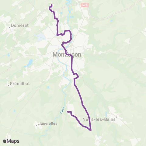 Maelis Lelièvre - Châteaubrun - Villebret map