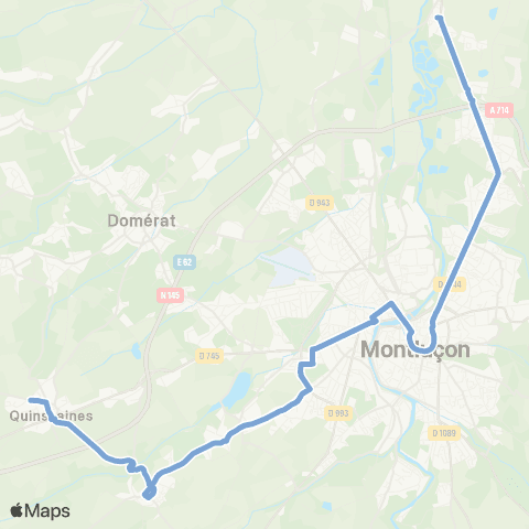 Maelis Saint-Victor - Quinssaines École map