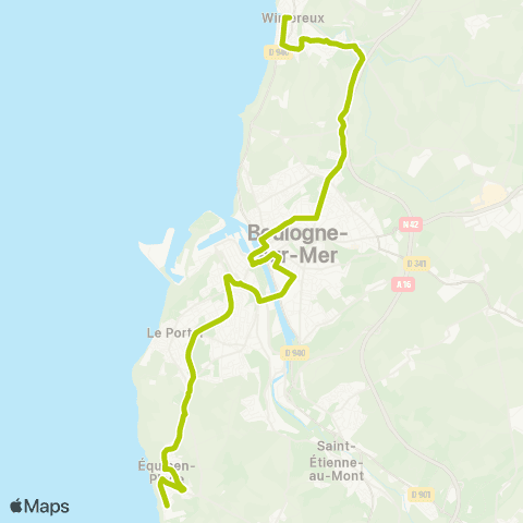 Marinéo Equihen-Plage - Wimereux map