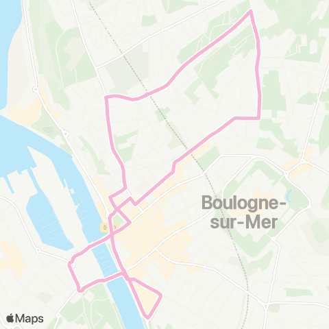 Marinéo Boulogne-sur-Mer - Beaurepaire map