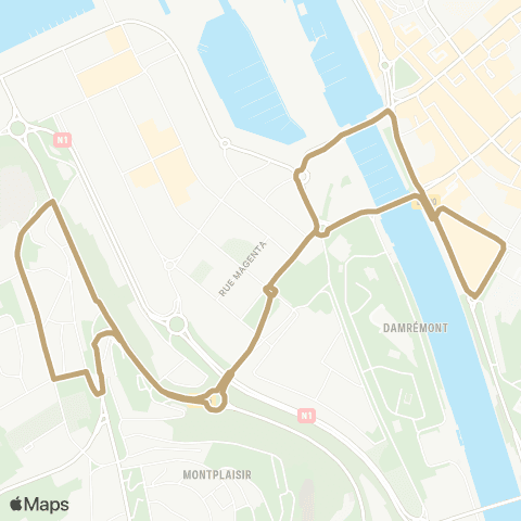 Marinéo Service à la Demande Henriville : Le Portel - Boulogne-s/-Mer map