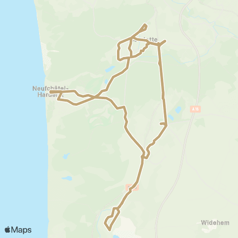 Marinéo Service à la Demande : Condette - Hardelot - Nesles - Dannes map