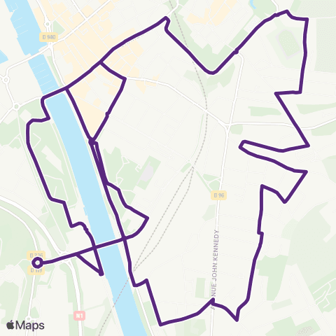 Marinéo Navette Marché : Haute Ville Boulogne-s/-Mer map