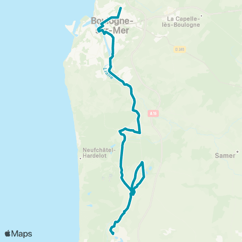 Marinéo Dannes - Mariette - Haffreingue - St Joseph - Nazareth map
