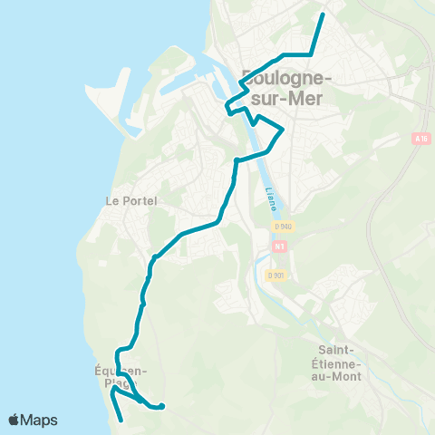 Marinéo Equihen-Plage - Mariette - Haffreingue - St Joseph - Nazareth map