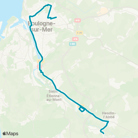 Marinéo Hesdigneul - Mariette - Haffreingue - St Joseph - Nazareth map