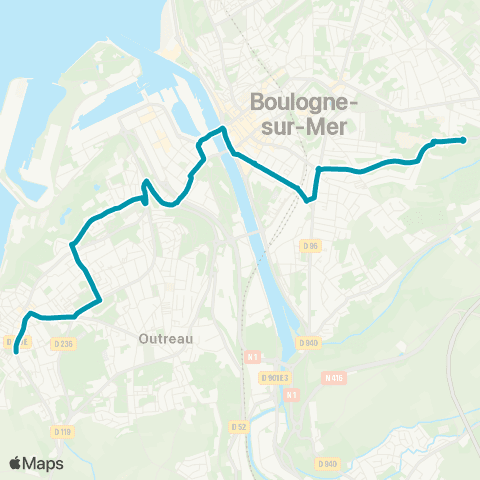 Marinéo Le Portel - Giraux Sannier map