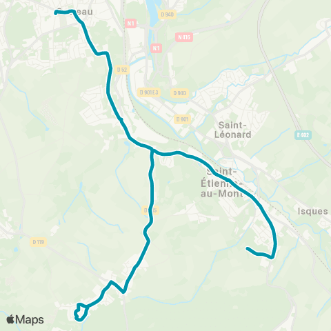 Marinéo Outreau - Collège Paul Eluard map