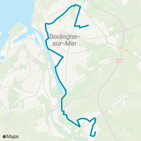 Marinéo - St Léonard <> Mariette - Haffreingue - St Joseph - Nazareth map