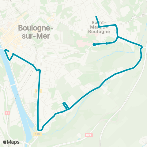 Marinéo St Martin Boulogne - Collège Roger Salengro map