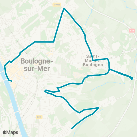 Marinéo St Martin Boulogne - Collège St Joseph Navarin map