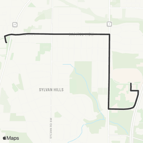 MARTA Metropolitan Campus Express map