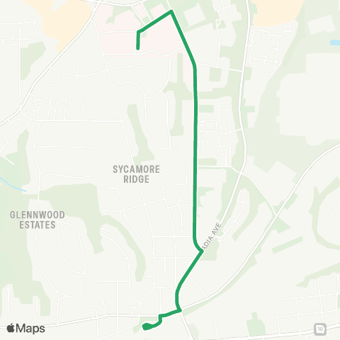 MARTA Winn Way map