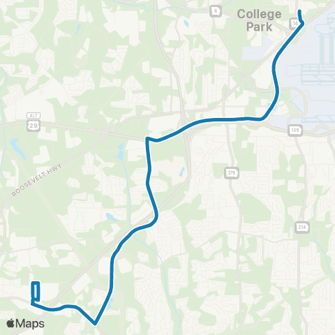 MARTA Buffington Road map