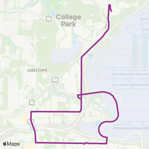 MARTA Godby Road / Sullivan Road map