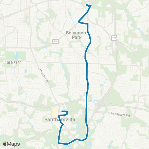 MARTA Peachcrest Road / Columbia Drive map