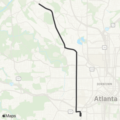 MARTA Marietta Blvd / Joseph E Lowery Blvd map