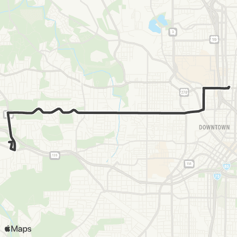 MARTA Joseph E Boone Boulevard map