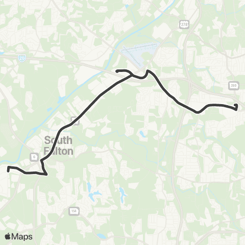 MARTA Fulton Industrial map