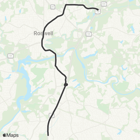 MARTA Roswell map