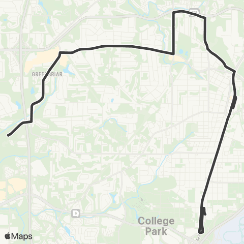 MARTA Headland Drive / Main Street map