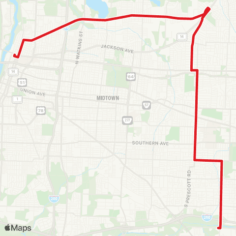 MATA Chelsea & Highland map