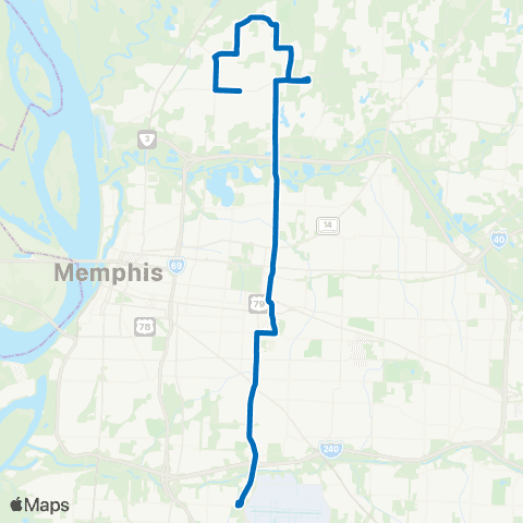 MATA Hollywood & Hawkins Mill map