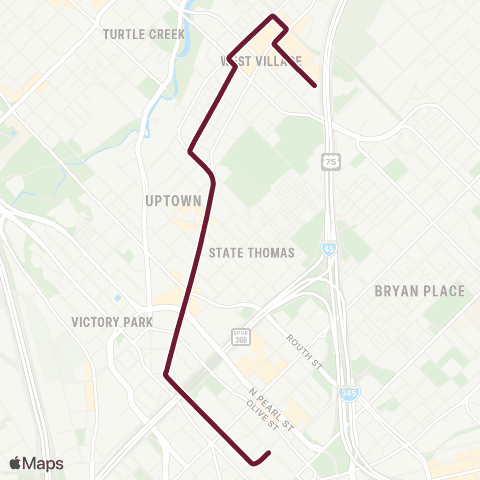 M-Line Trolley M-Line Trolley map