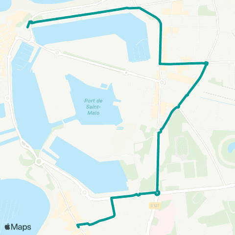 MAT Quelmer ↔︎ Rosais ↔︎ Gares map