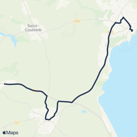 MAT Scolaires Cancale - Saint Méloir map