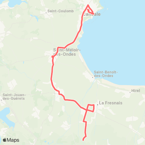 MAT Scolaires Cancale - St Méloir - Gouesnière - Lillemer map